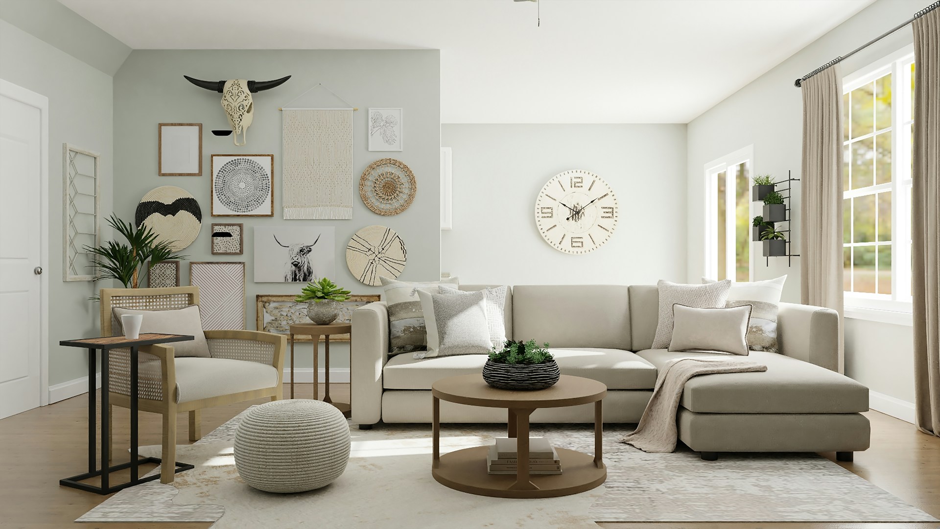 Intérieur moderne et chaleureux